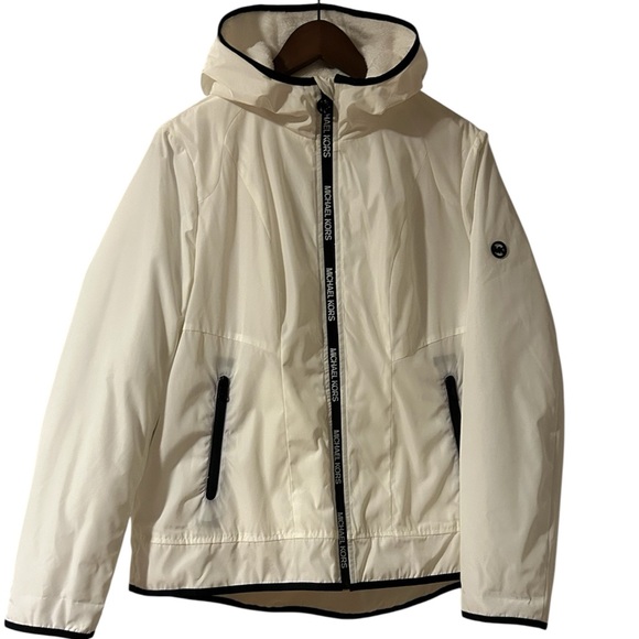 Michael KORS Hooded Fleece Lined Jacket - Picture 1 of 8